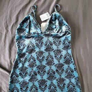 Free People Say It Twice Velvet Slip XS - New with Tag